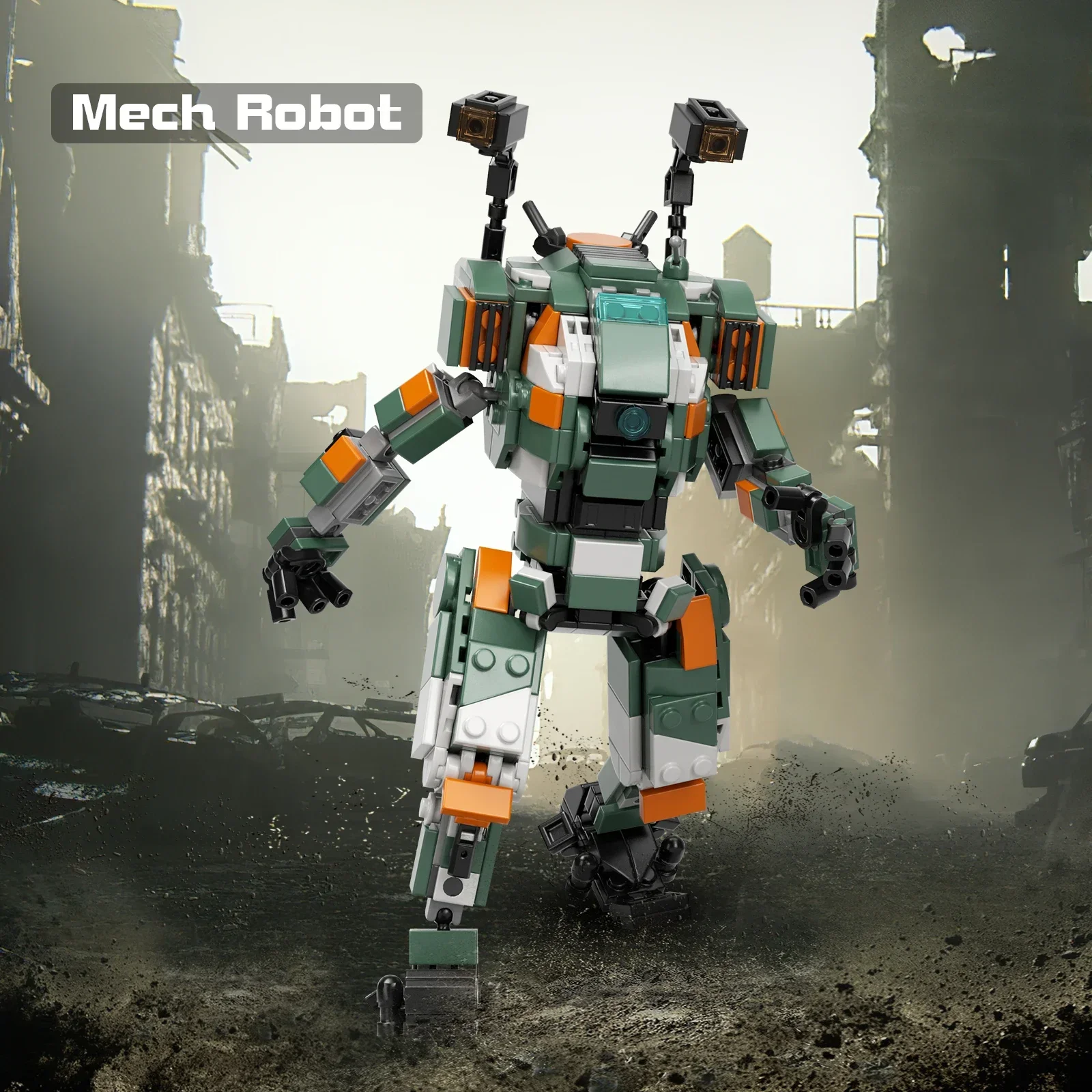 

23 New BT-7274 Titan Mecha Robot Model Battle Vanguard-Class Titanfall Building Blocks Toys Kit for Christmas Gifts