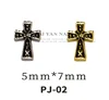 10pcs  Nail Rhinestones Cross Decoration  Nail Charms 3