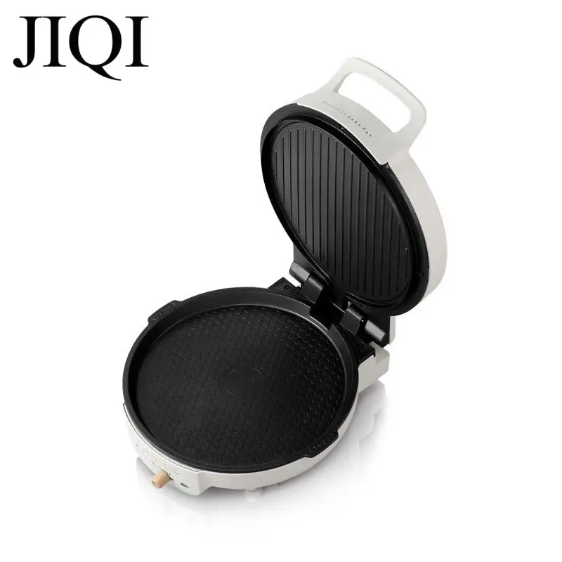JIQI Household Double Side Heating Baking Pan Electric Skillet Frying Pan Crepe Pancake Maker Automatic Pizza Machine BBQ Tool 6