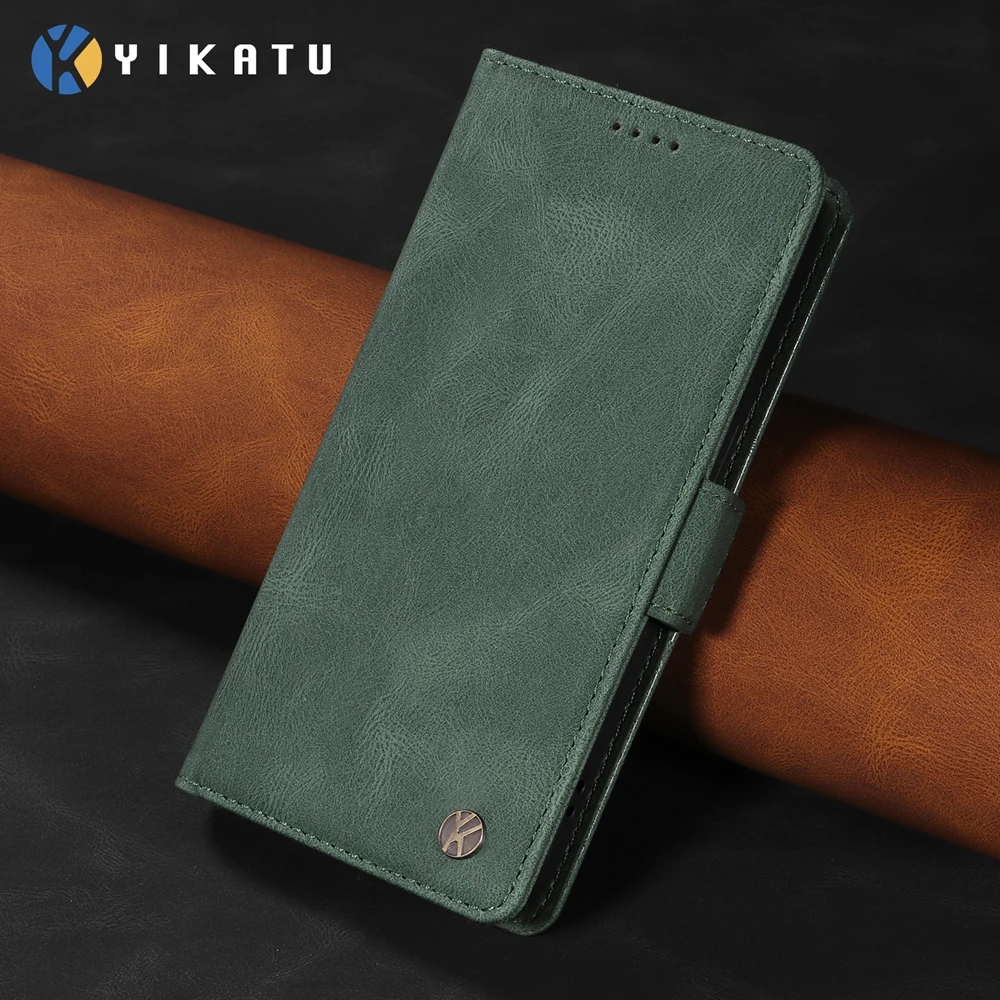 Premium Magnetic Flip Leather Phone Case – Sleek and Stylish Protection