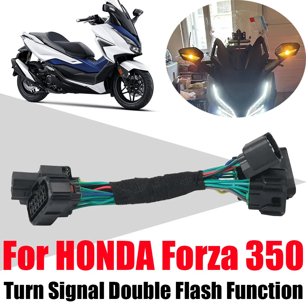 

For HONDA Forza 350 NSS Forza350 NSS350 Scooter Accessories Turn Signal Light Flasher Switch Double Flash Function Module Relay