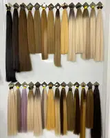 100% cheveux humains en vrac sans trame Remy Vietnam cheveux raides paquets réel naturel noir cheveux 613 blond 30 pouces pour tressage 6