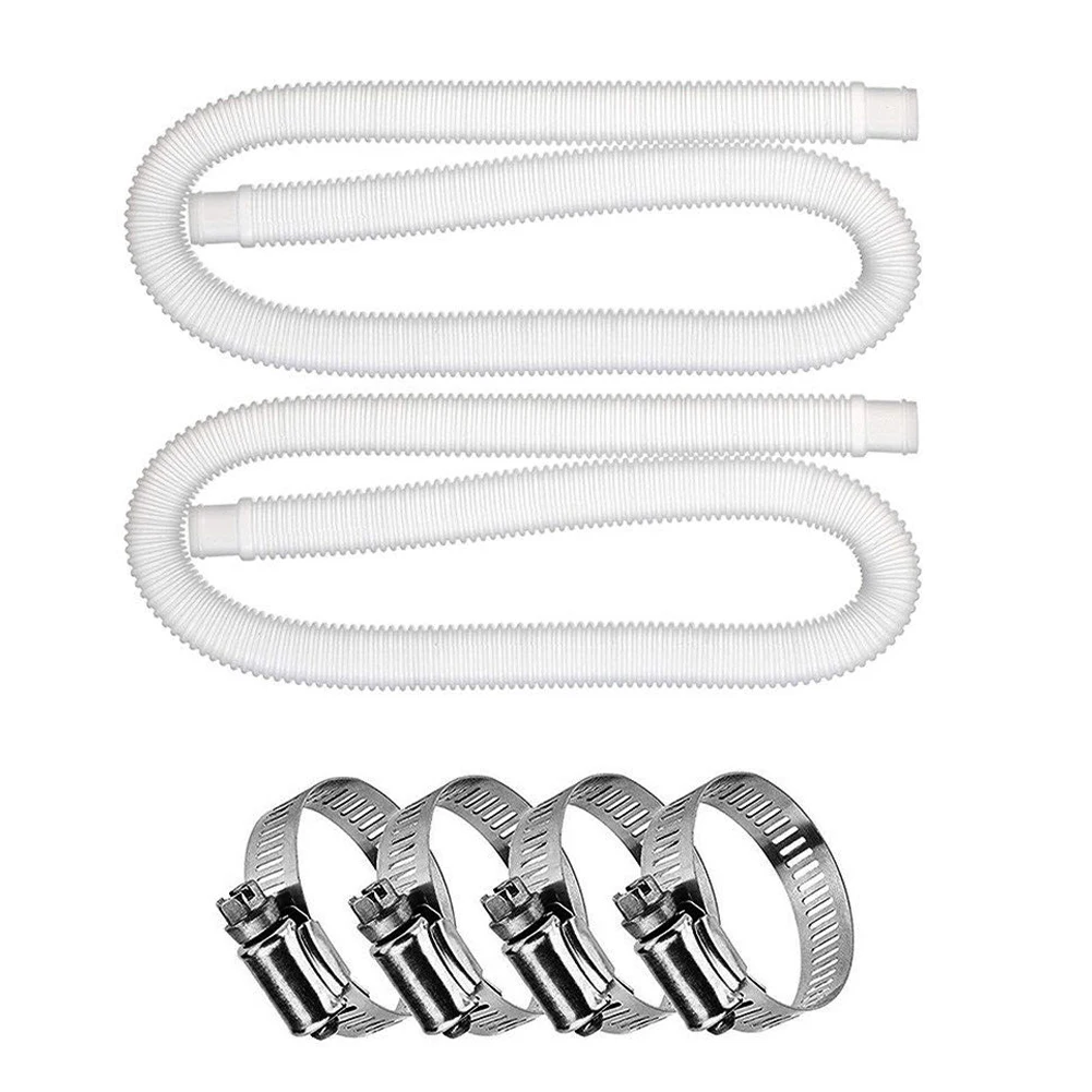 

2PCS Swimming Pool Replacement Hose 1.25 Inch Diameter Swimming PoolS Pump Hose FilterS Pump Hose For Pool PumpS Filter