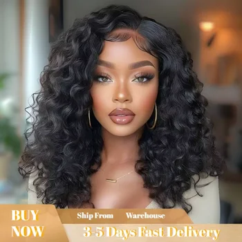 13x4 HD Lace Front Wigs Curly Wave Human Hair Wig Deep Curly 13x6 Lace Frontal Wigs Ready To Wear Wigs for Woman On Sale 1