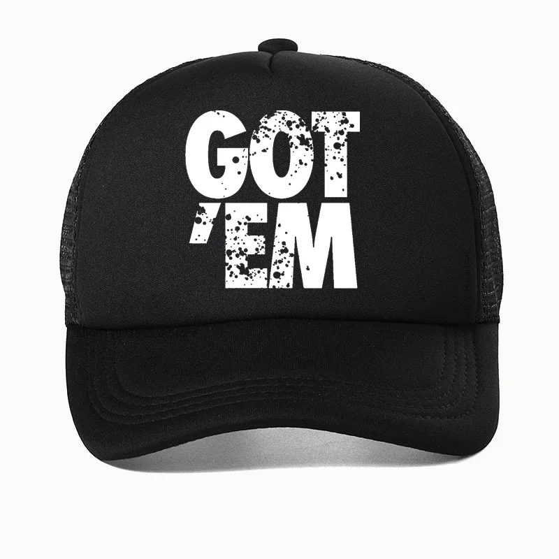 

Got Em funny men baseball cap summer fashion Mesh Breathable Trucker hats Adjustable Snapback hat Casquette