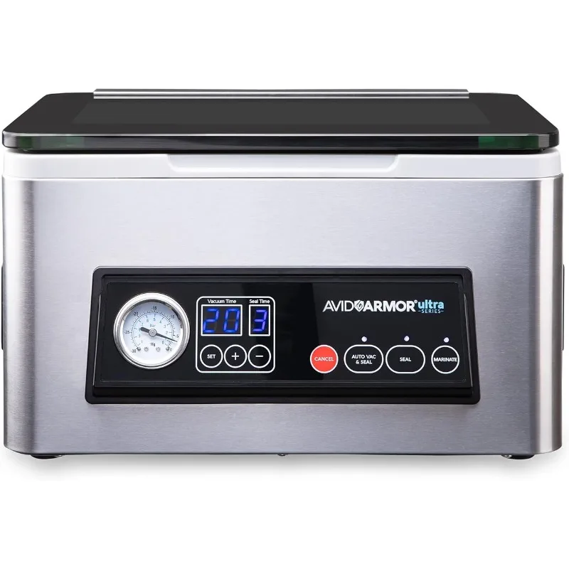 

Avid Armor - Chamber Vacuum Sealer Machine USV20 Ultra Series for Wet Foods, Meat Vacuum Packing Machine, Vacuum Sealers