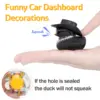 Car Duck Rubber Duck Car Ornaments Duck Car Dashboard Decorations 6