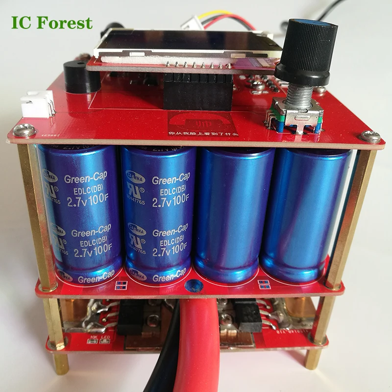 5.4v 1600F maszyna do zgrzewania punktowego 18650 spawacz narzędzie przenośna zgrzewarka punktowa sprzęt półautomatyczny kondensator pulsacyjny akumulator litowo-jonowy