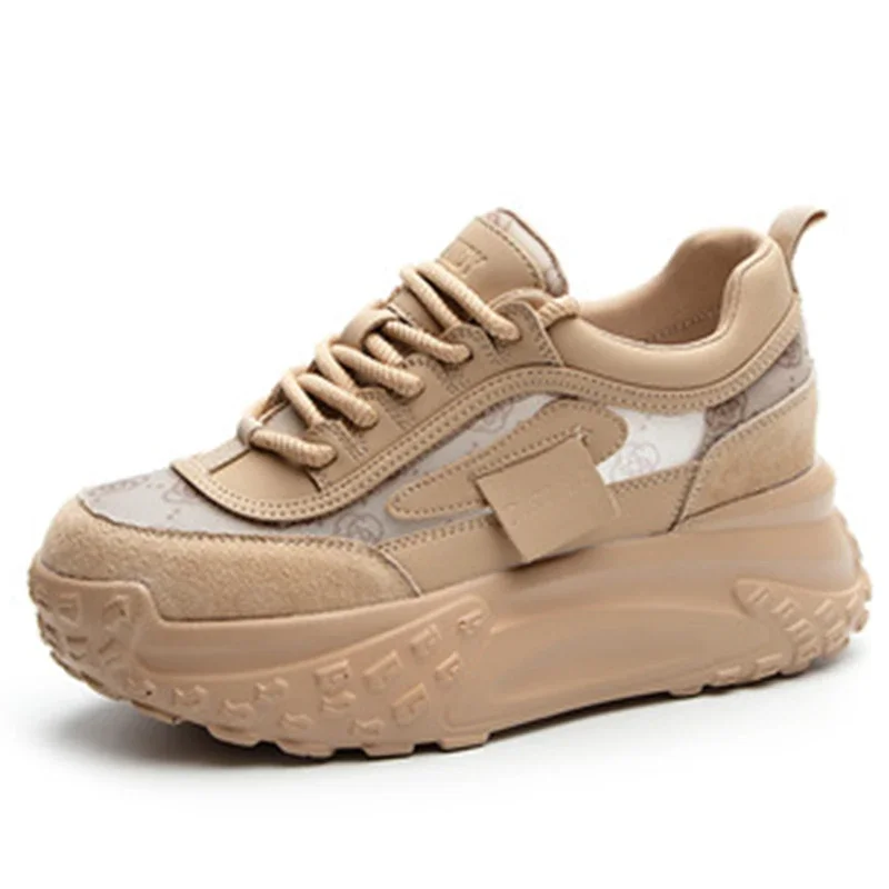 Tenis Blancos Calzado Deportivo Tenis De Plataforma Para Mujer