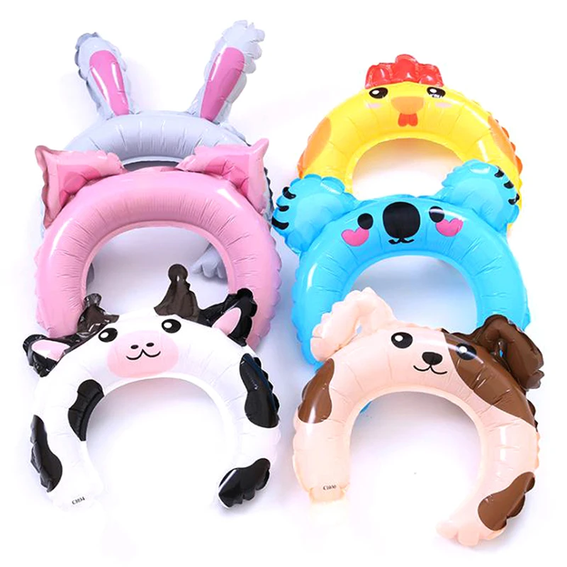 Cute Headband Foil Balloon Animal Children's Toys Party Decor 20Pcs