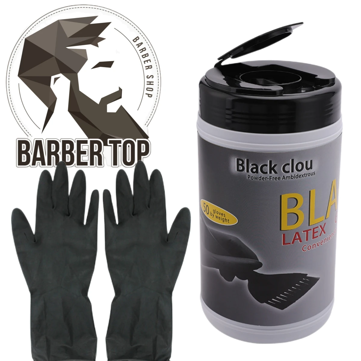 50pcsHairdressingGlovesMultifunctionHairColoringHairPermGloves