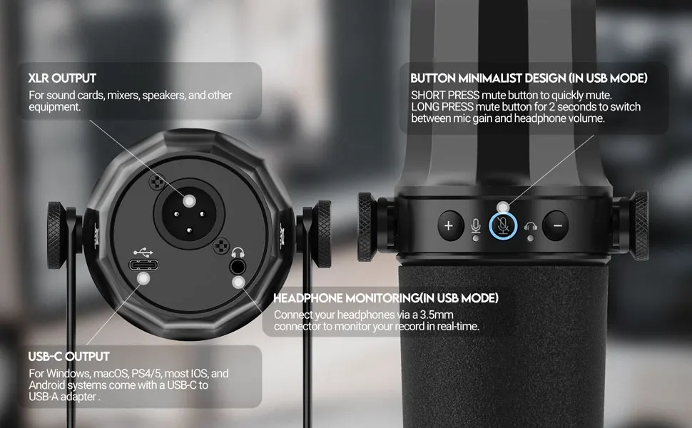 Minimalist Mute and Gain Control