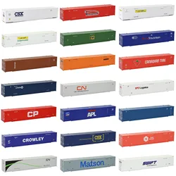 Evemodel 1pc HO Scale 53ft Shipping Container 1:87 53' Cargo Box Freight Car Model Trains Lot C8753