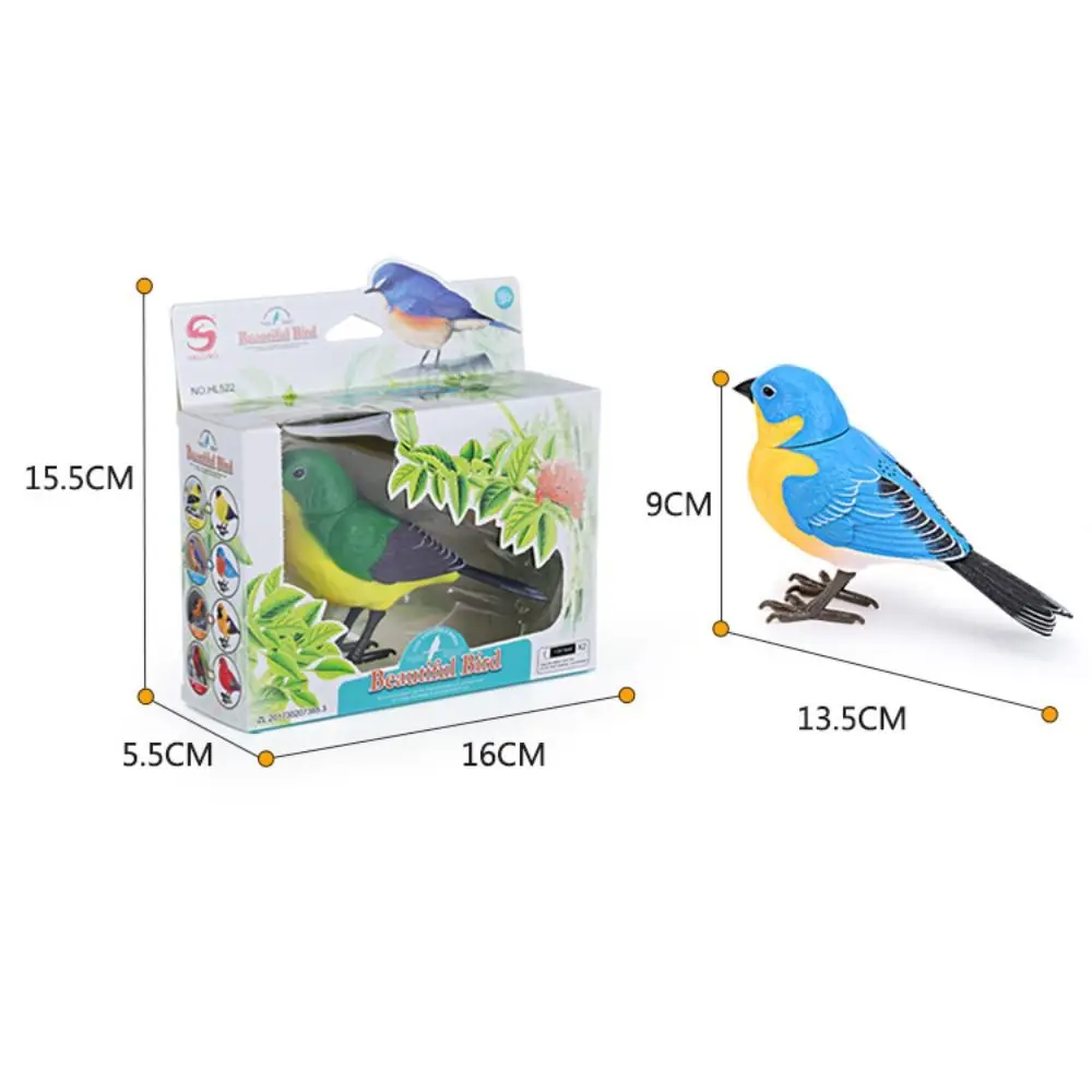 Cute Funny Toy Voice Control Singing Bird Electronic Toys Interactive Simulation Bird
