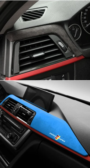 ALCANTARA Wrap ABS Couverture Voiture Console Centrale Tableau De Bord M  Performance Décalcomanies Autocollant Pour BMW F20 F21 F22 F23 1 2  Series277A Du 69,28 €