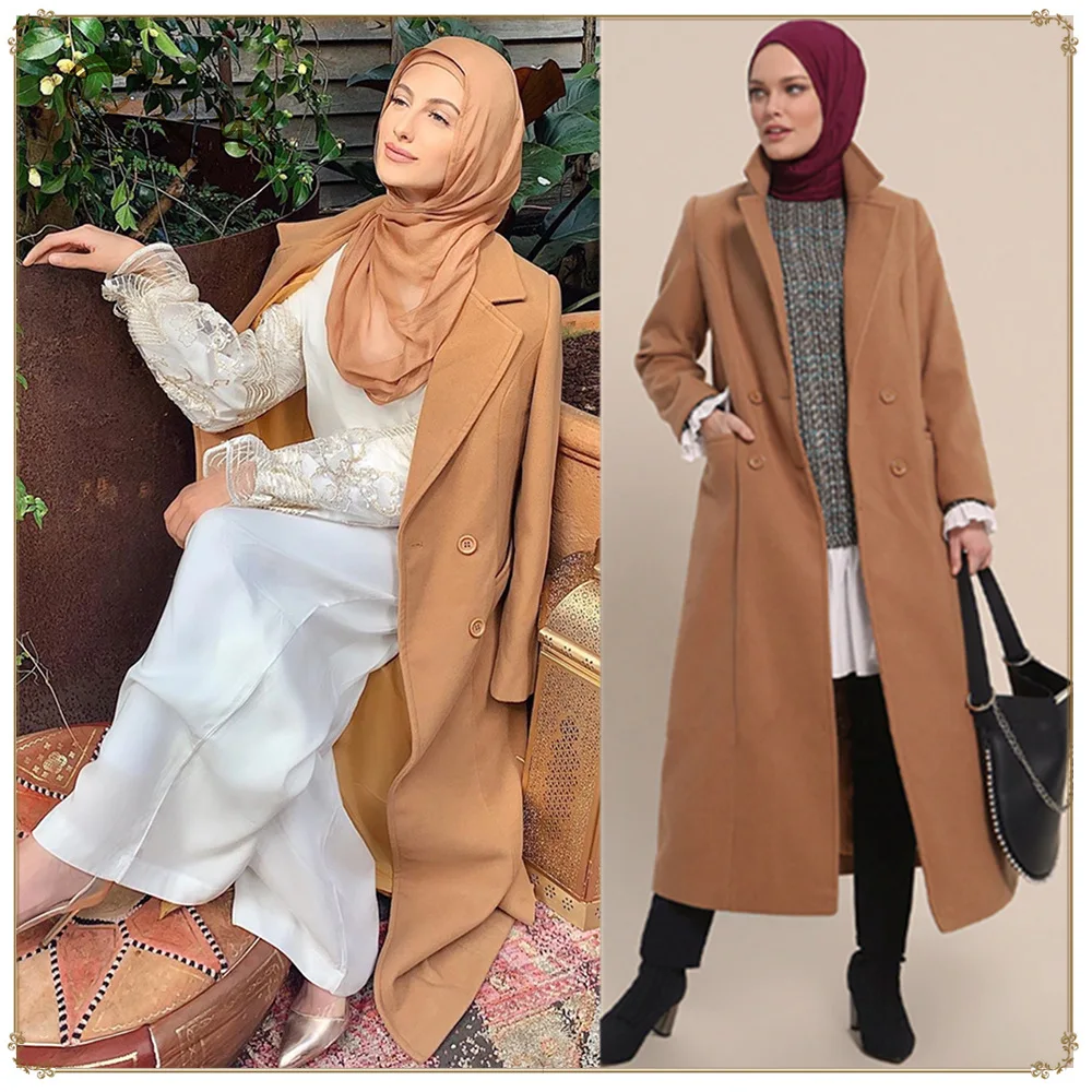 

Spring Autumn Trench Coat for Office Lady Camel Double Breasted Women Runway Coat Fall Clothes Jackets for Women Outwear