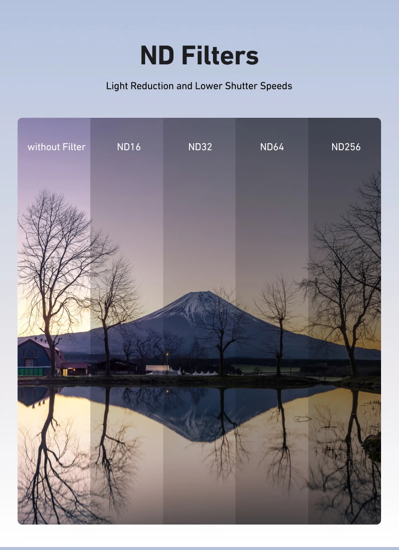 Lens Filter Set for Pocket3 CPL ND16 ND32 ND64 ND256 Black Diffusion Lens Filte