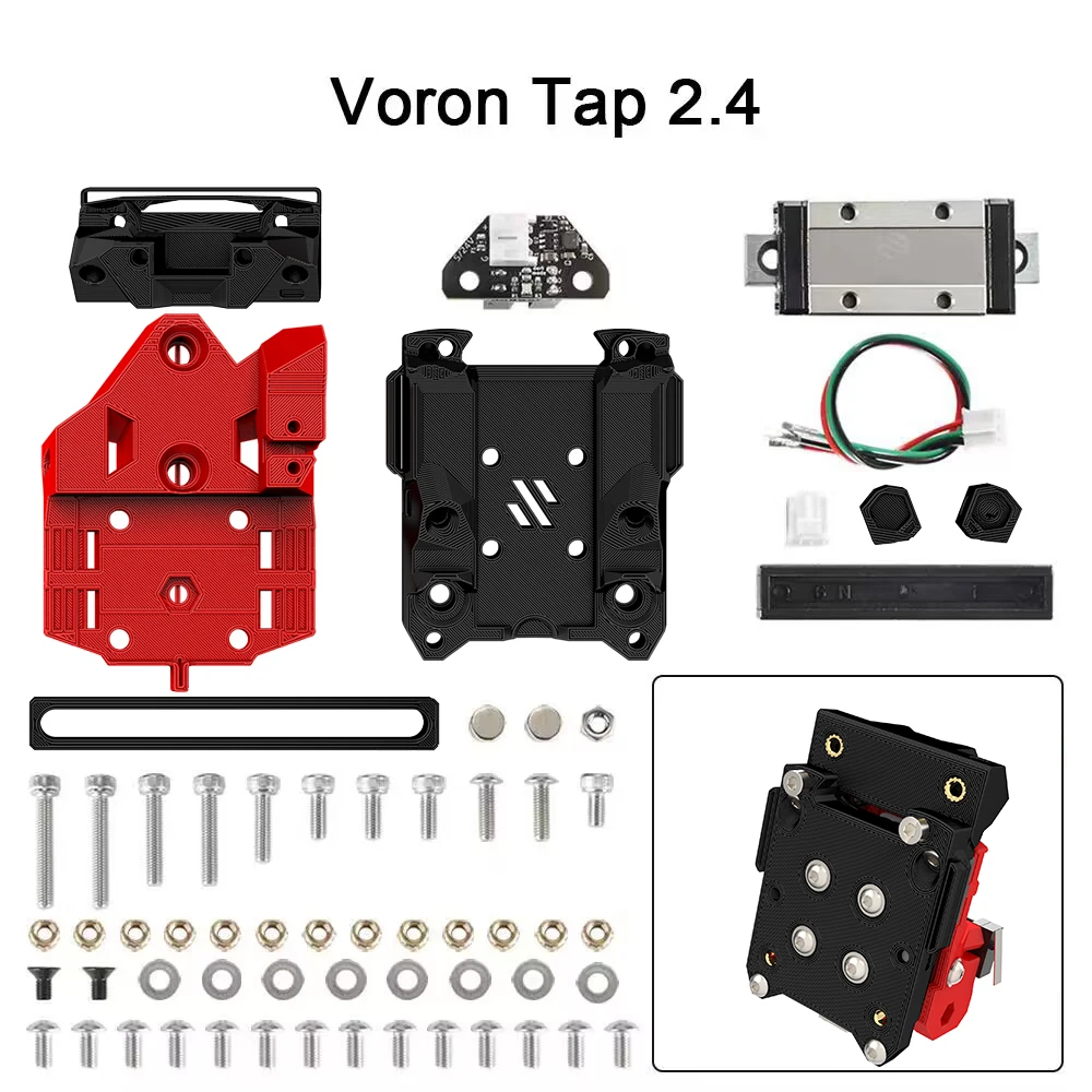 Toaiot Voron Tap V2.4 Kit OptoTap PCB with 398 Sensor and Printed Parts suport 5V/24V for Voron2.4 R2 Trident Rail Carriage