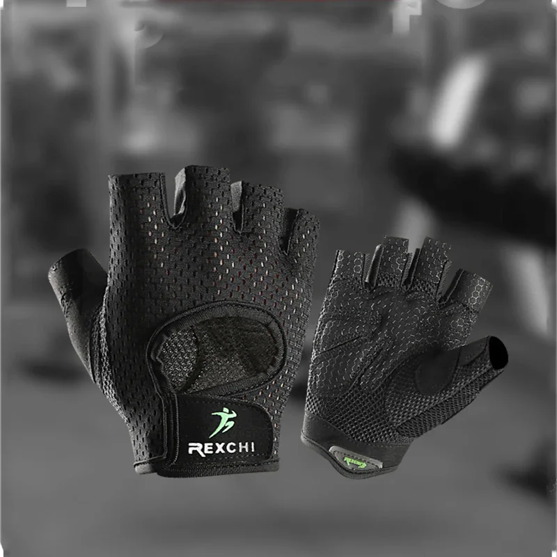 Fitness Gloves Men's GYM Dumbbell Exercise Sports Training Gloves Wrist Guard Half Finger Non-Slip Body Building Cycling sport gloves,weight lifting gloves,weightlifting gloves