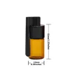 Portable Box Storage 36MM 51MM Container Bottle Glass Vial with Spoon Flip Case Household Randomly Cap Color 4