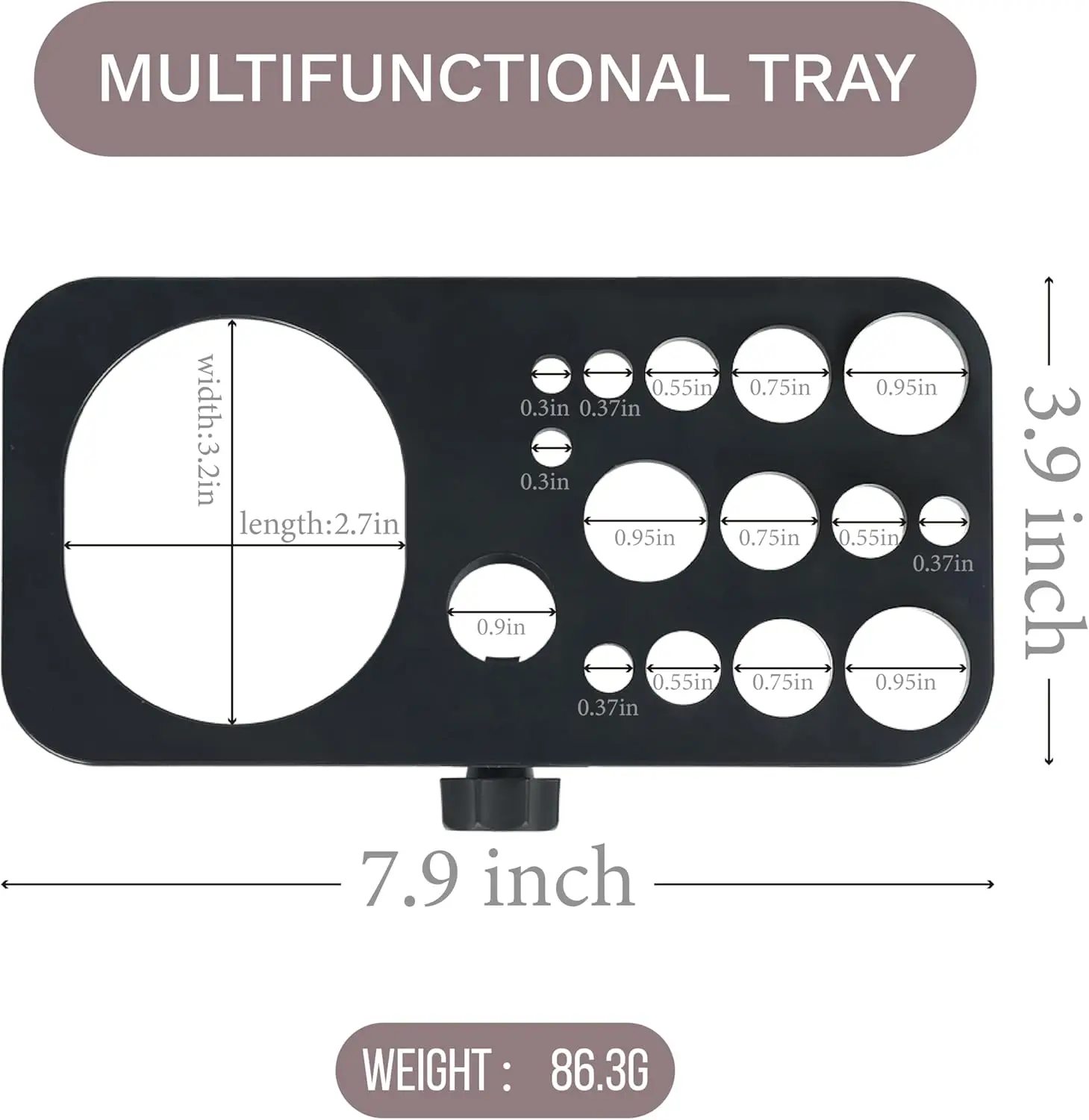 Testa per parrucche con treppiede e supporto in tela per styling_voghion.com