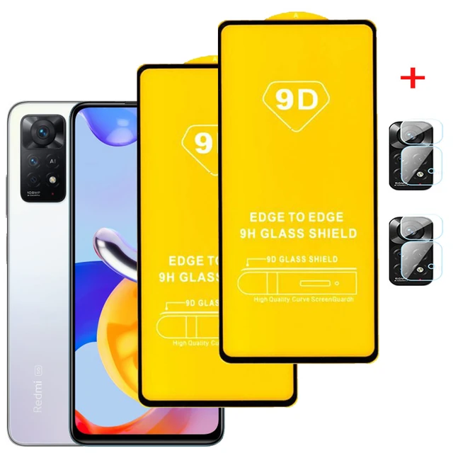 película For Xiaomi Redmi Note 10 Pro Accessoires Redmi Note 10 S T 10S 10T  10Pro Global Tempered Glass Red mi Note 10 5G cristal templado Rebmi Note10  Pro Max Screen Protector