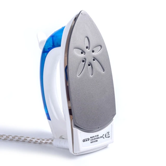 Portable Compact Size Mini Handheld Electric Baseplate Steam Iron Machine Foldable Handle Home Travel Use with 3 Gears Control 4
