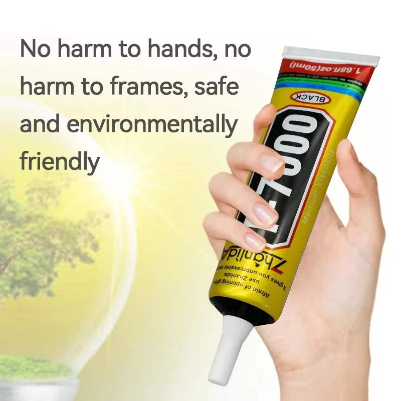 Black Waterproof Adhesive Glue for Phone and Tablet Repair with Precise Nozzle, Multiple Size Options