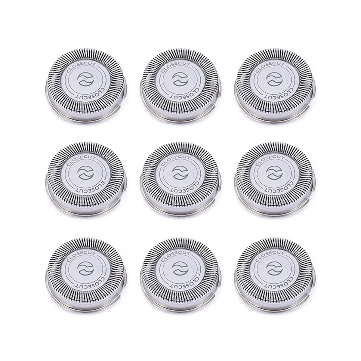 

9Pack SH30 Replacement Heads for Shaver Series 3000, 2000, 1000 and S738, with Durable Sharp Blades