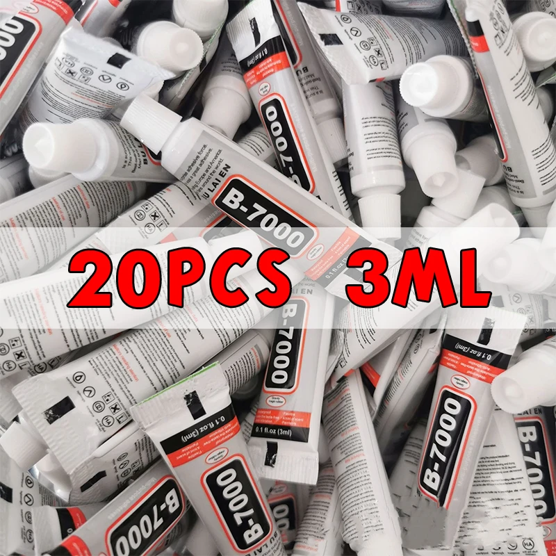 20pcs B7000 3ml Mobile Phone Touch Screen Super Glue B 7000 Adhesive