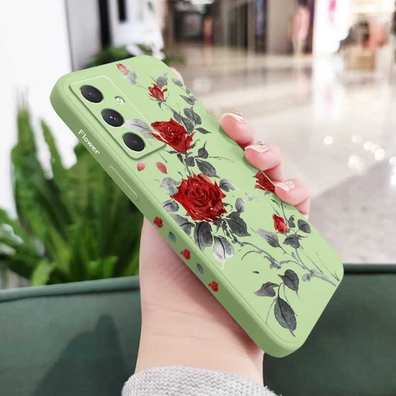 Graceful Rose Design Phone Case Cover
