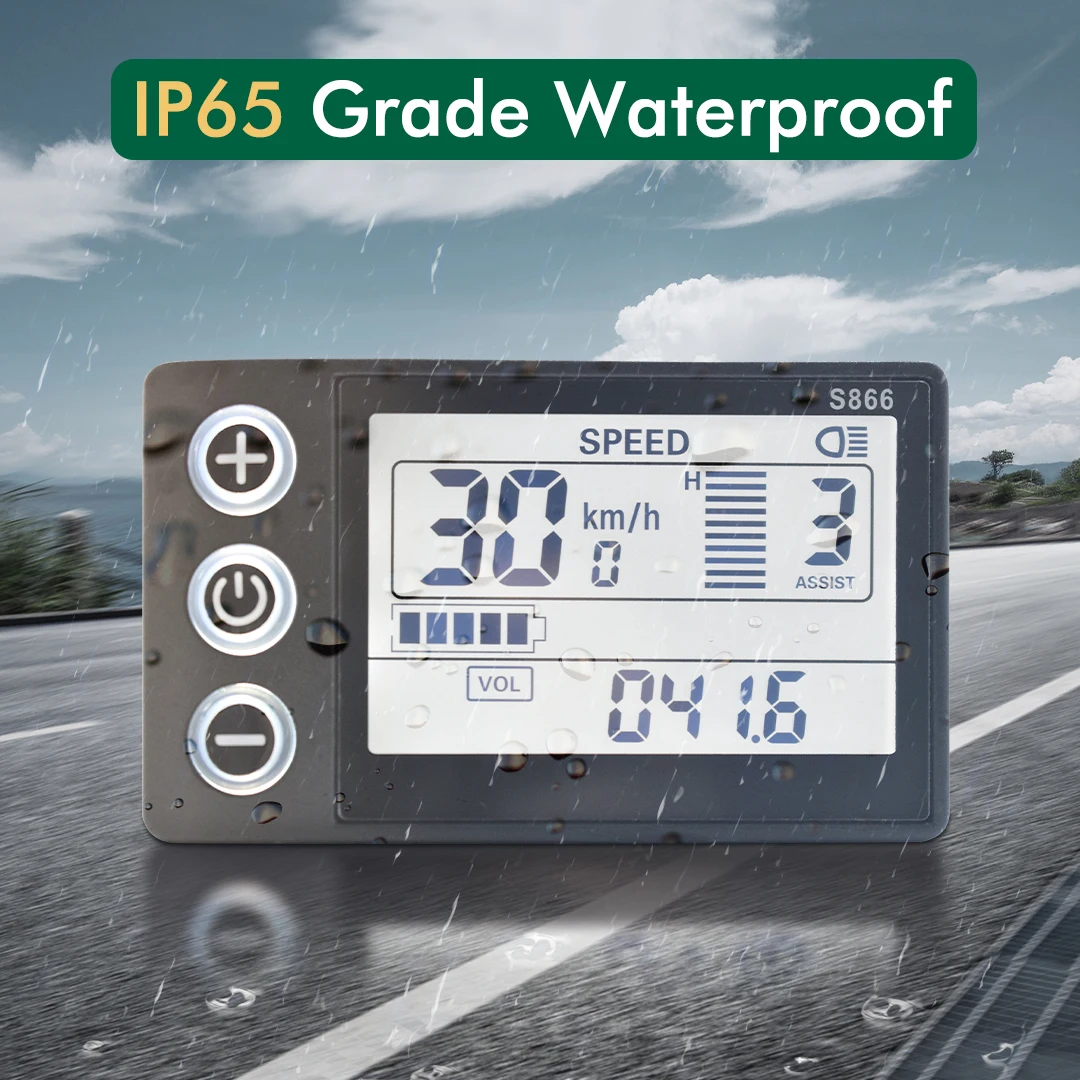 Painel De Controle Crystally-2x 24v 36v 48v 60v S866 | Frete grátis