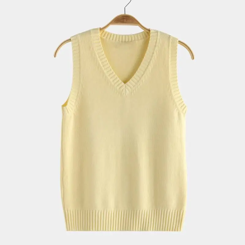 Classic V-Neck Knit Sweater Vest for Preppy Layered Looks — photo 1