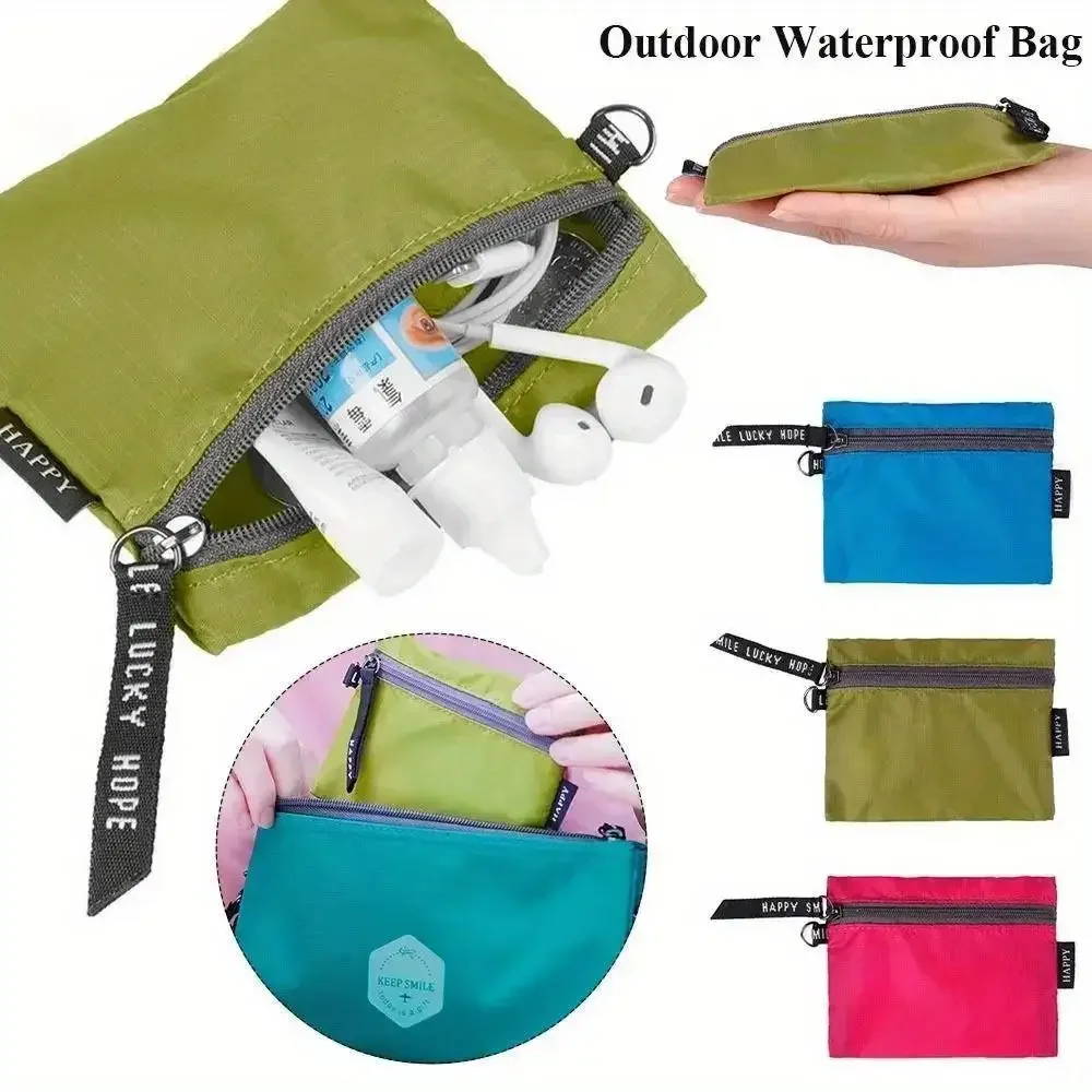 1Pcs Zipper Storage Tool Camping Hiking Outdoor Organizer Travel Cosmetic Bag Waterproof Swimming Bags Backpack Rain Cover