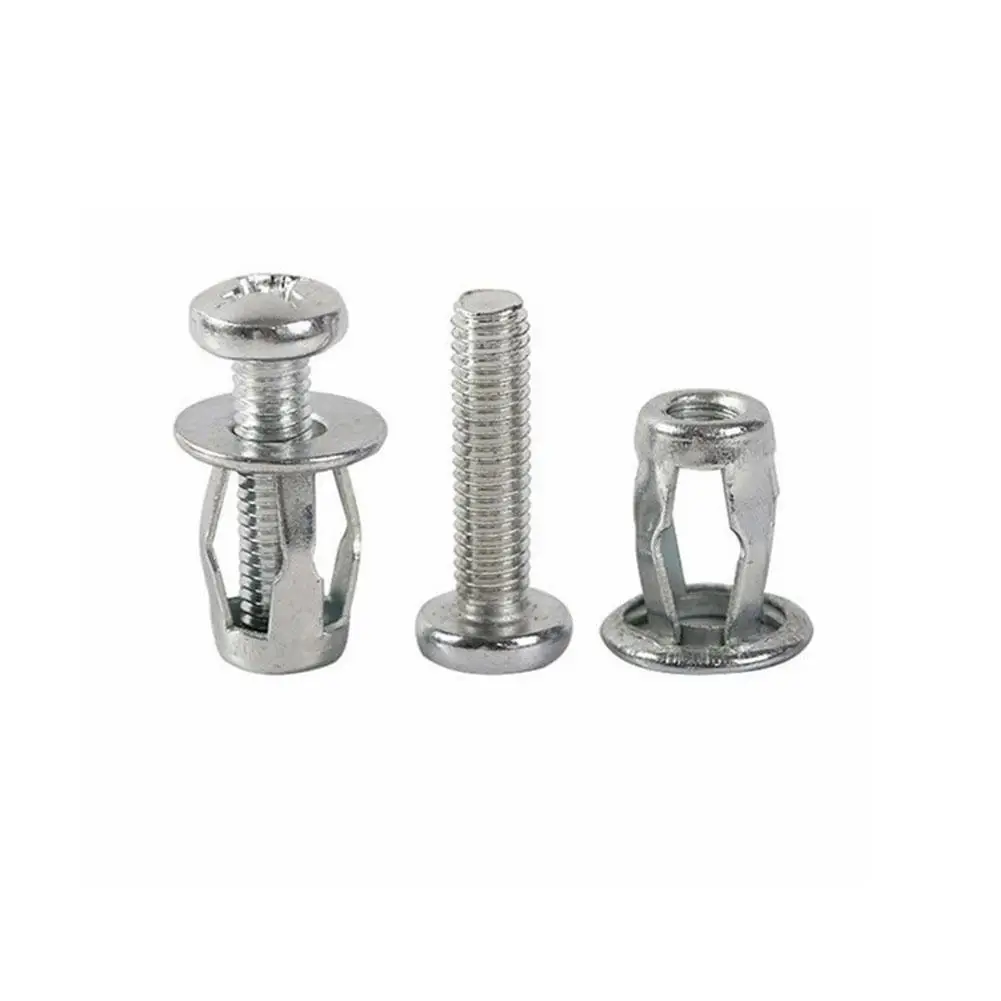 Description Picture 4 of item10pcs Jack Nuts Screw Petal Screw Anchors Petal Expansion Plugs For Curtain Expansion Clamp Petal Rivet Lock Jack Nut Bolt X9V7