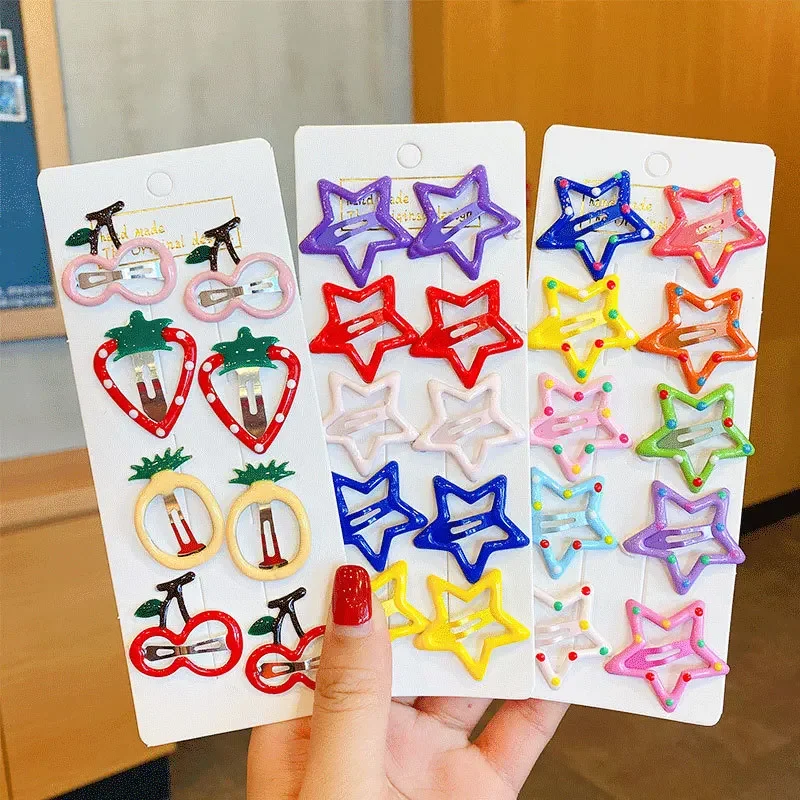 Fermagli Per Capelli Pince Cheveux Fille Accessori Per Baby Kpop Mollette Capelli Star Grampo De Cabelo Barrette Cheveux Cabelo Coreano