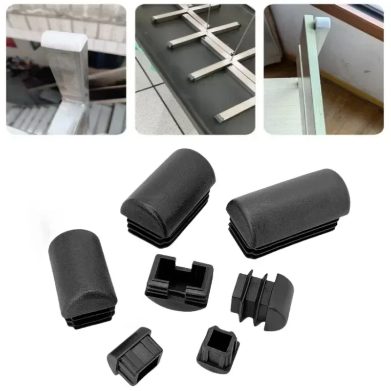 16pcs Plastic Tube Insert Plug pipe end cap Non-slip table chair leg Foot Cover pad Floor Protectors furniture decorative Parts