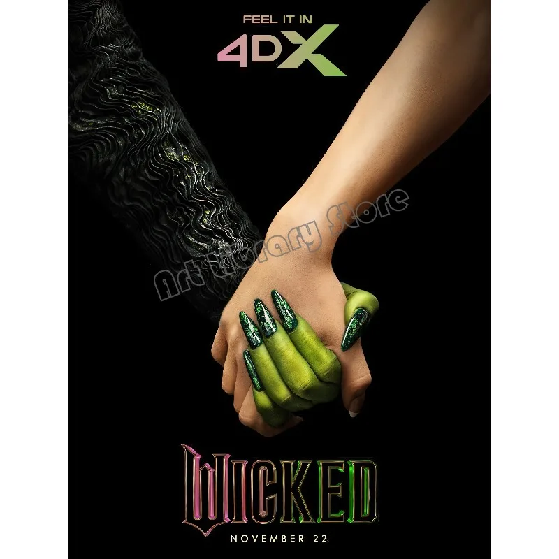 Wicked for Good 2025 Hot Musical Movie Film High Quality Poster Canvas Painting Wall Art Pictures Home Interior Decor Gift