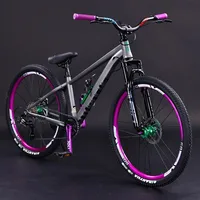 OVOZI Dirt Bike bicicleta de montaña hombre y mujer adulto velocidad Variable bicicleta para estudiantes adolescentes ultraligera absorción de impacto - Imagen 3