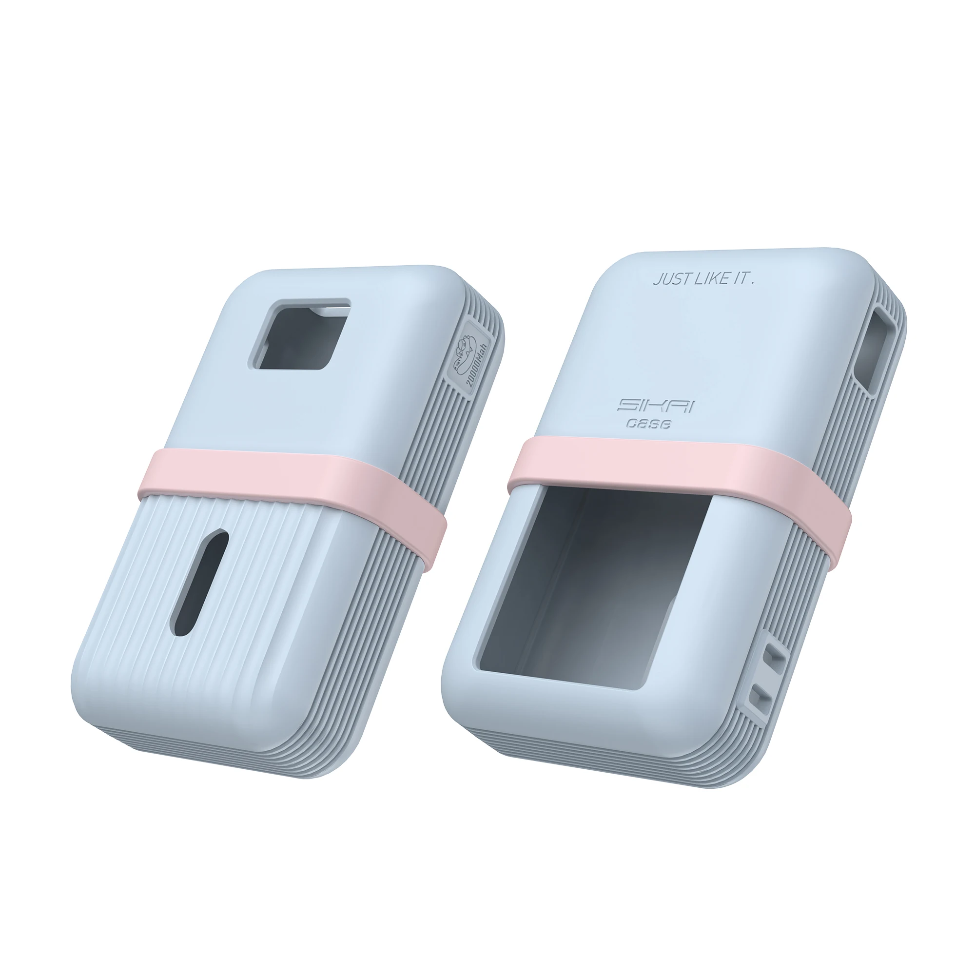 Coque En Silicone Pour Anker Prime Power Bank 20000mAh - Housse De Protection Souple, Gris, Par Kwmobile