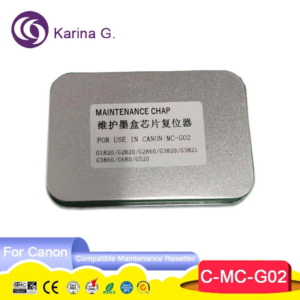MC-G02 Ink Maintenance Box Chip Resetter For Canon G2160 G3160 G1220 G2260 G3260