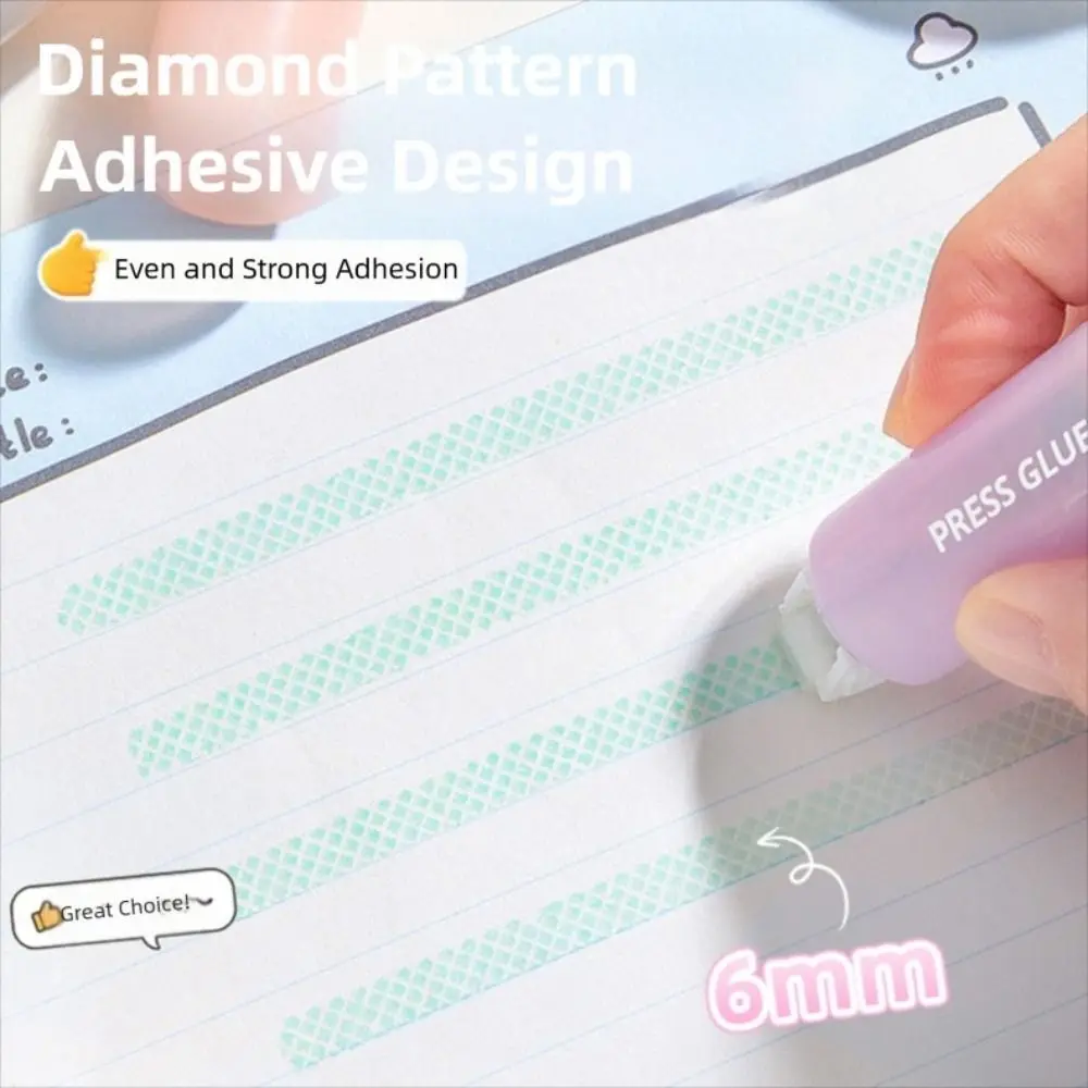 3개/세트 360 °   회전식 헤드 점착 테이프 대용량 분리형 양면 코팅 테이프 DIY 부드러운 디스펜싱 펜