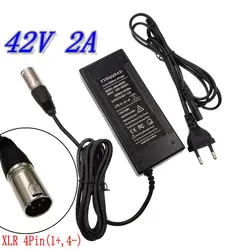 High - Efficiency 42V 2A Smart Charger for Electric Bike Lithium Batteries (EU plug)