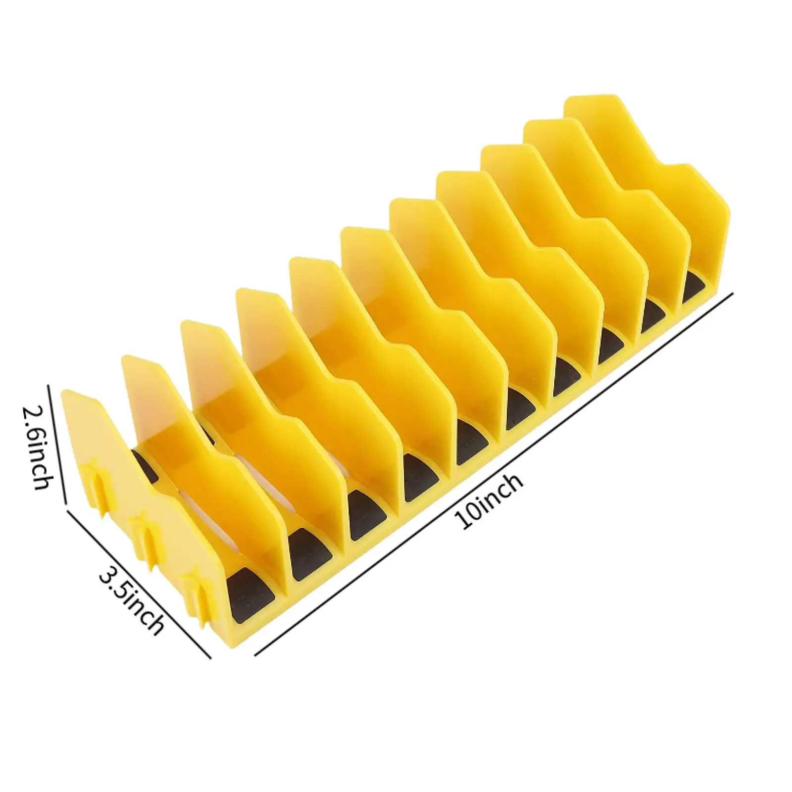 Plier Storage Rack Anti Slip Detachable Pliers Cutter Storage Rack With 10 Slots Wrench Organizer for Garage and Workshop D