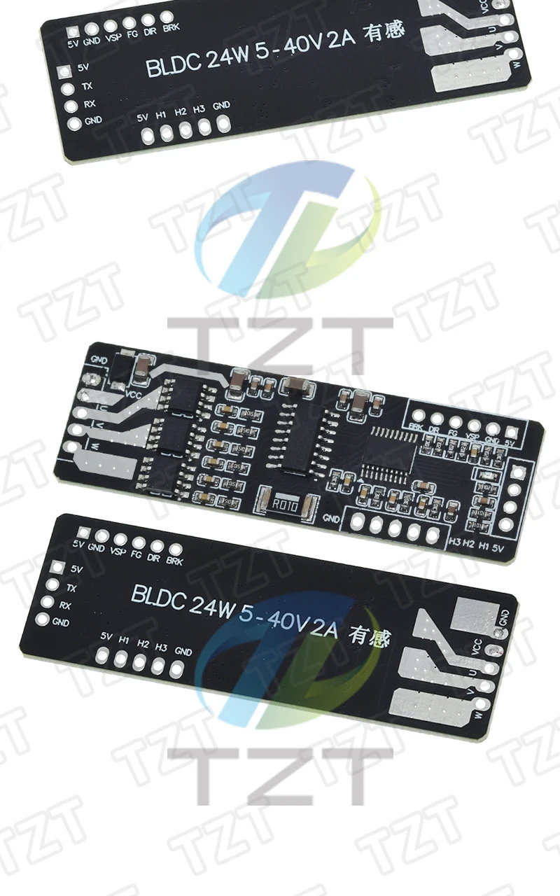 BLDC 24W Motortreiberplatine 5–40V 4A Drehzahlregler mit Hall-Sensor-Steuerung für bürstenlose Gleichstrommotoren Industriegeräte – Detail 6