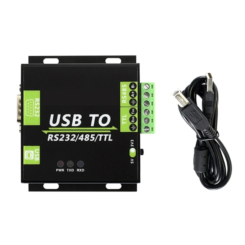 

Industrial USB to RS232/485/TTL (UART) Isolated Converter Power Isolation Fully Automatic Transceiving Without Delay