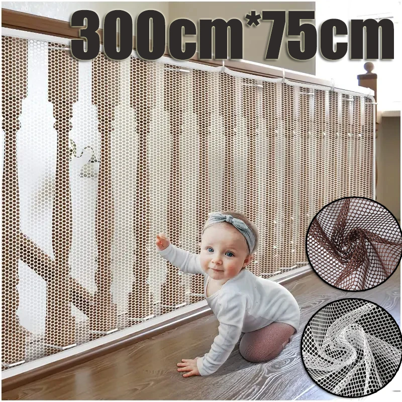 Protezione Balcone Rete Di Sicurezza Per Scale E Balconi - 4,5 X 0,9 M