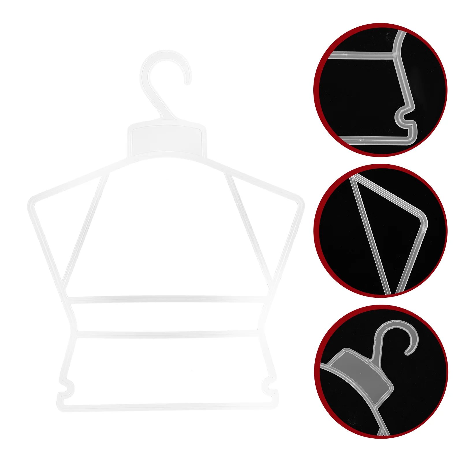10 Pcs Children's Suit Hanger Kids Hangers Baby Clothes Clothing Support Newborn Plastic 3