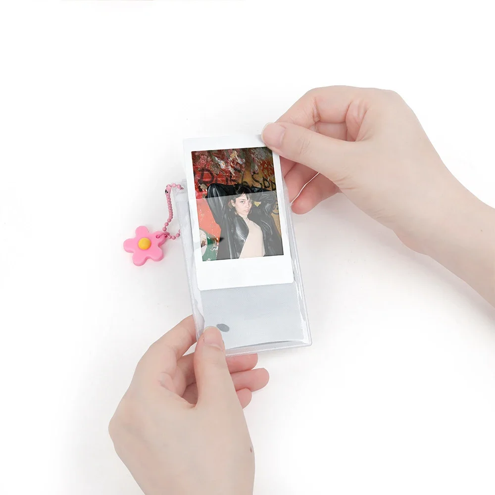 5-Piece Clear Film Photo Storage Box with Strap