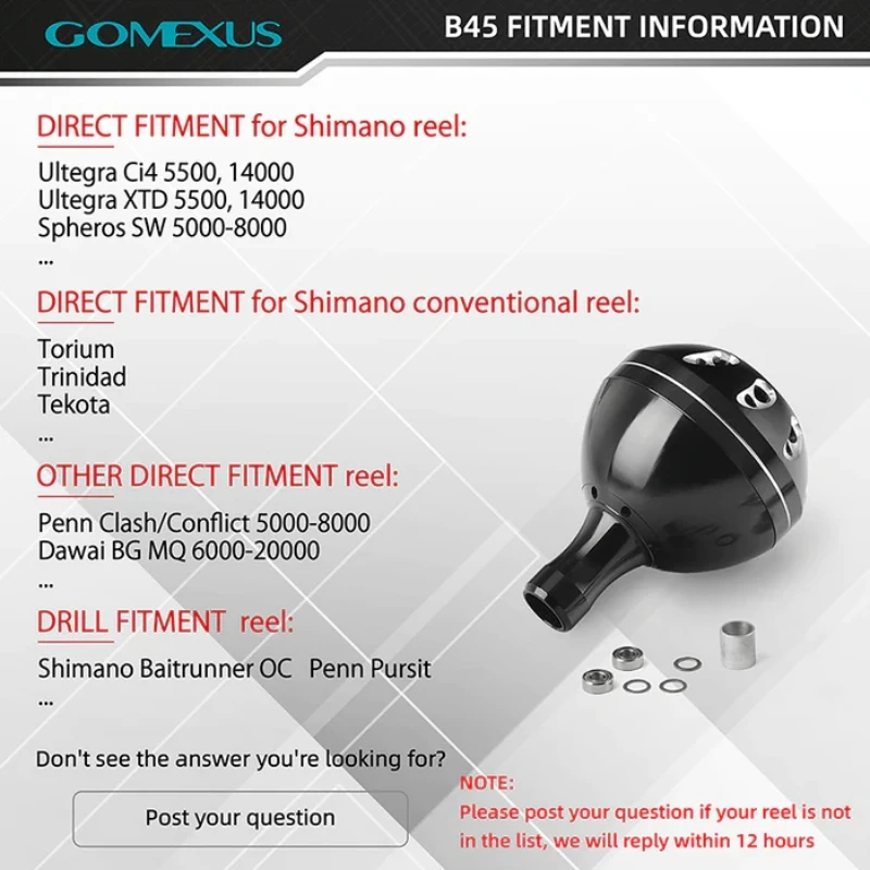 Promo Gomexus Reel Handle 45mm Powe Knob For Daiwa Saltist Saltiga  4500-6000 Diskon 17% Di Seller Hafizh Store 4 - Cikoko, Kota Jakarta  Selatan